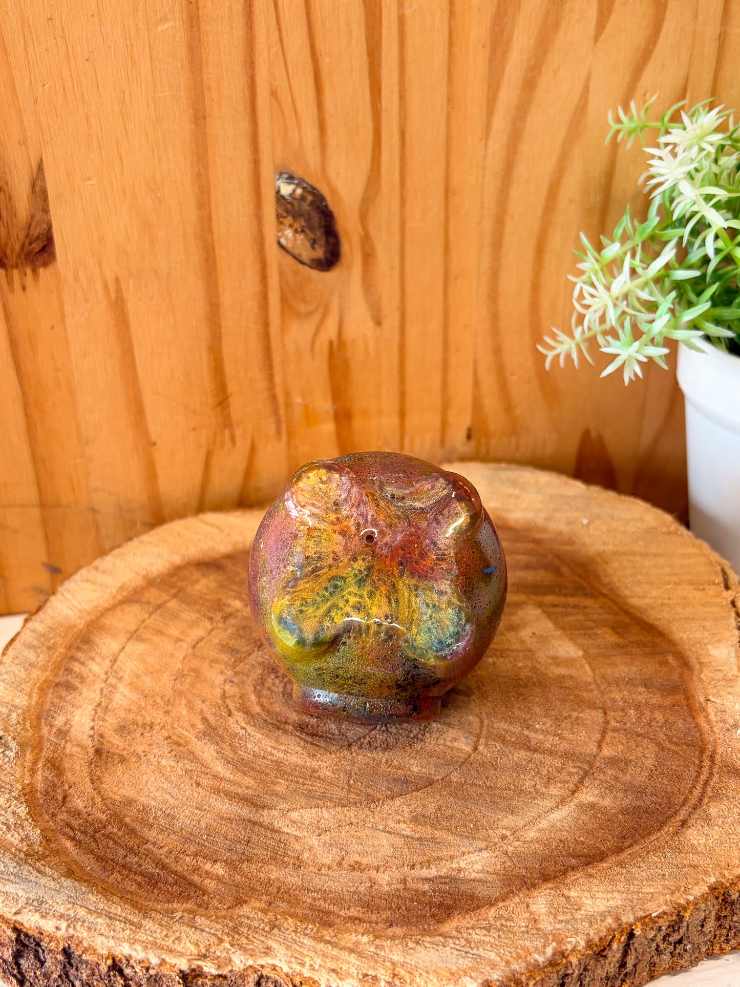 Little Rainbow Pig Figure