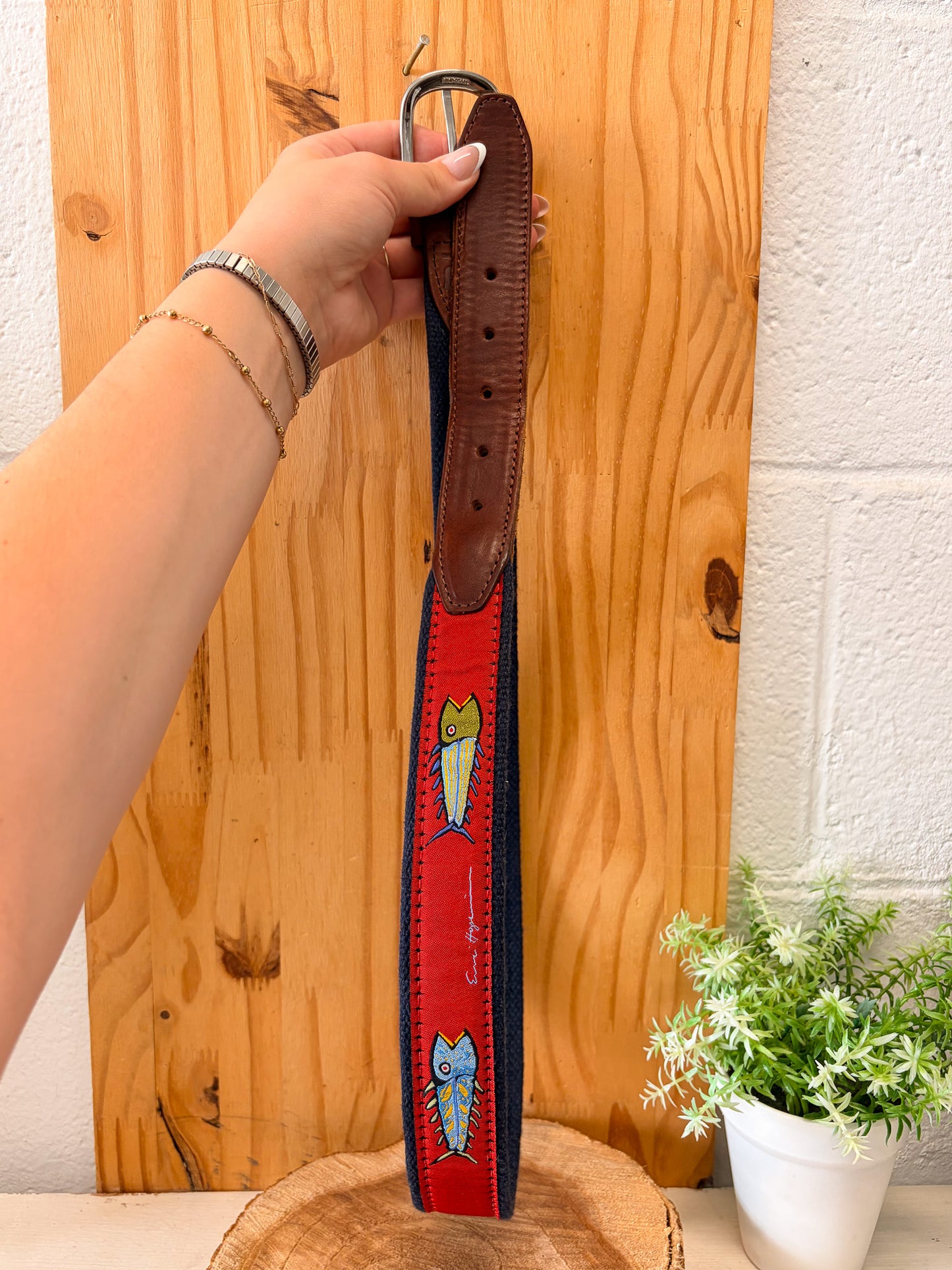 Belted Cow Company Fish Belt