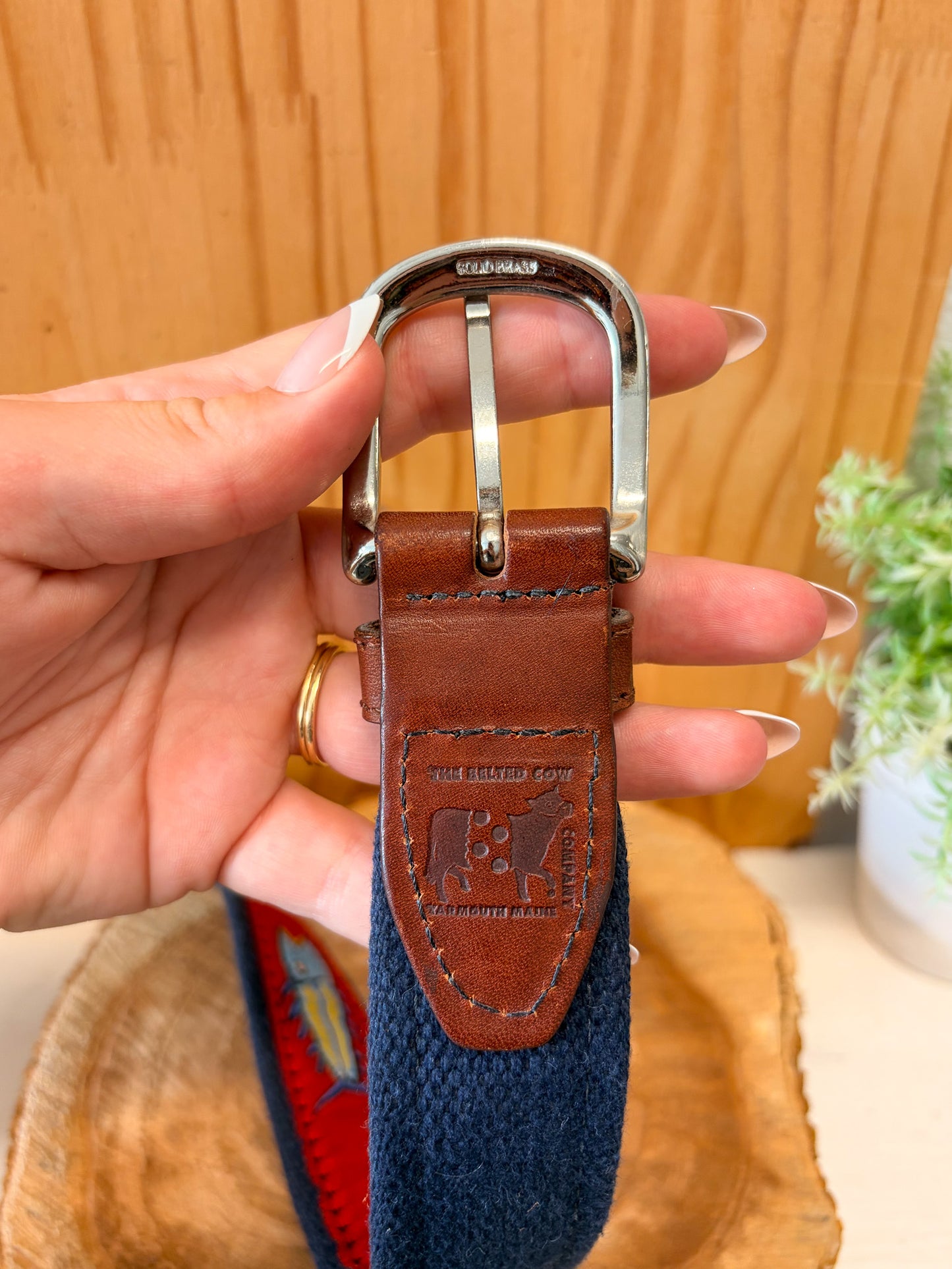 Belted Cow Company Fish Belt