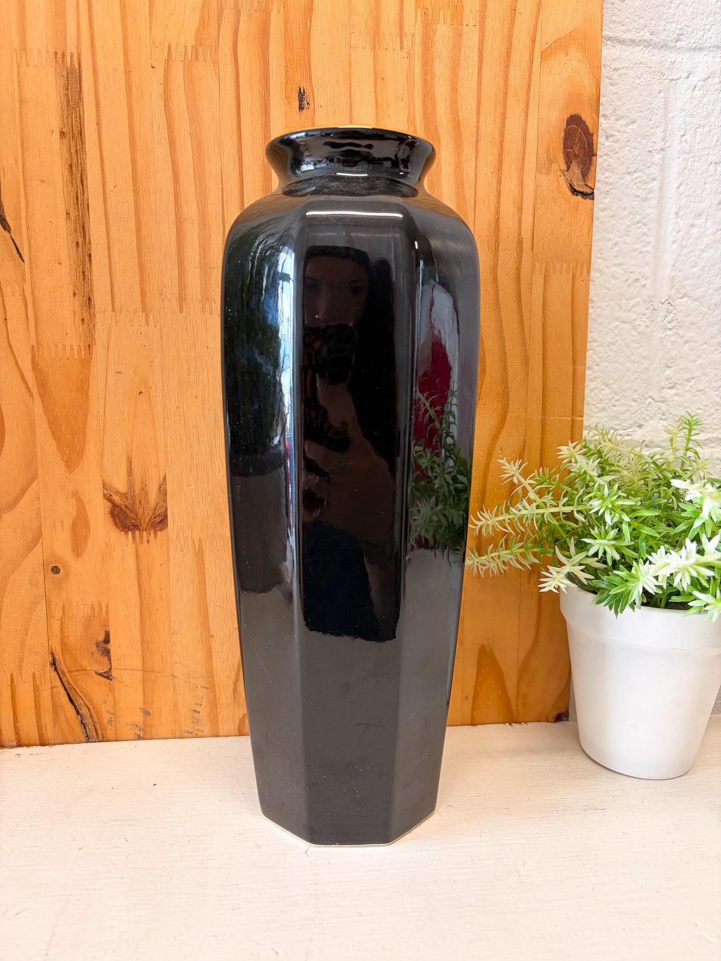 Vtg Made in Japan Floral Vase (Local Pick Up Only)