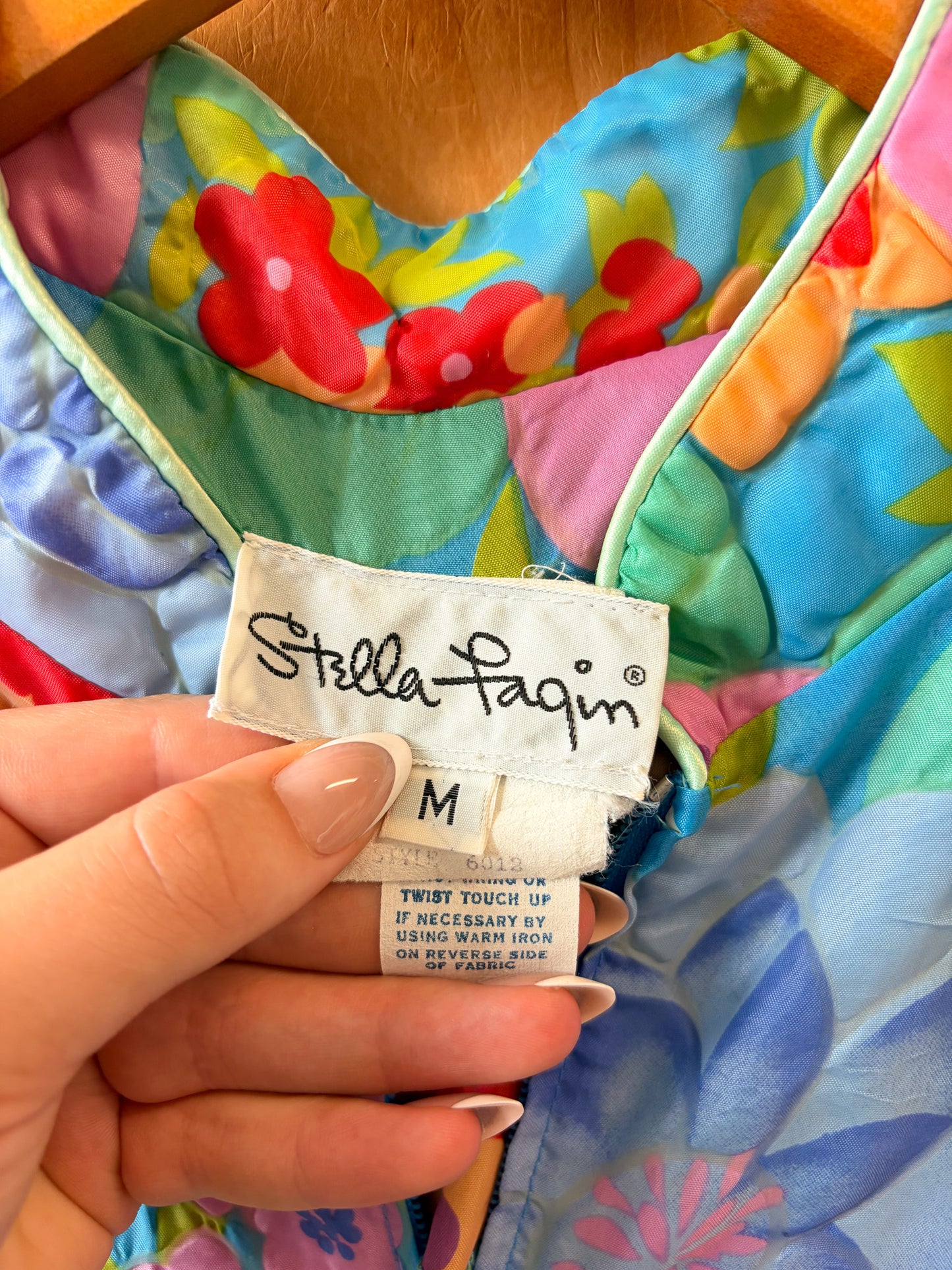 Vtg Stella Fagin House Dress : M