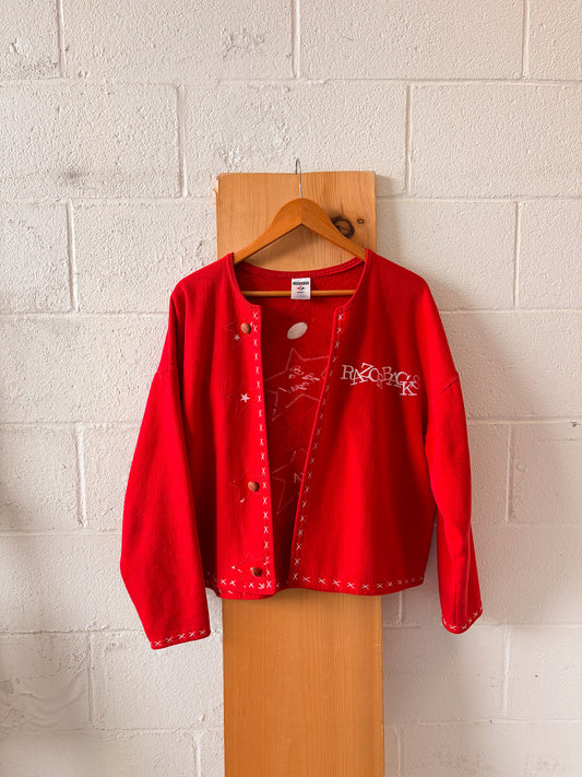Vtg Razorback Cardigan : XL