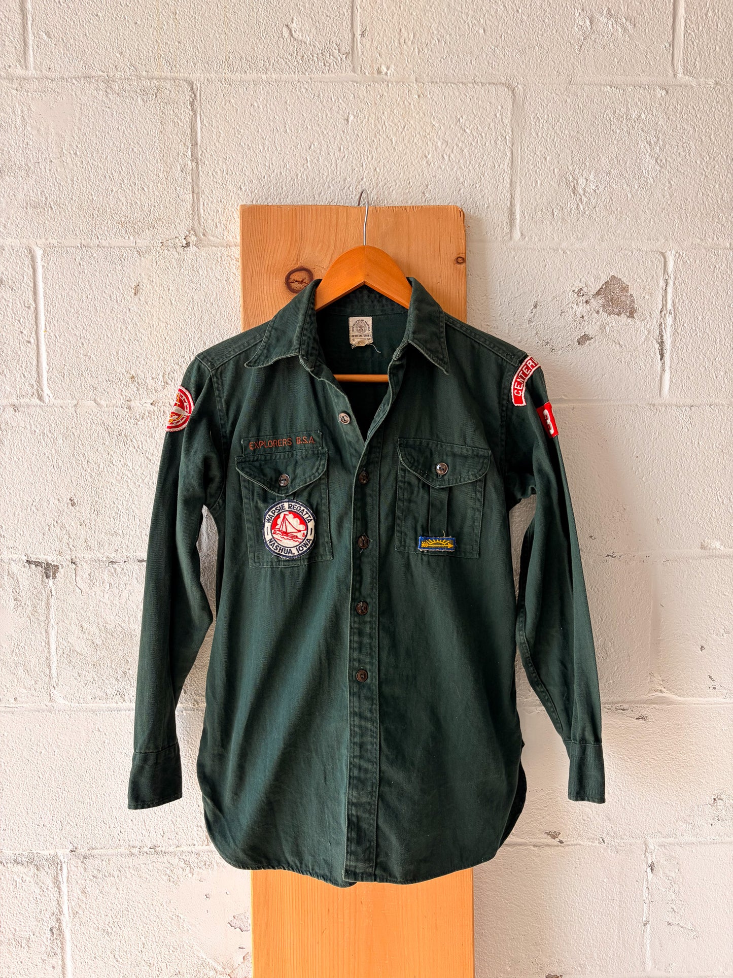 Vtg Boy Scout Explorer Shirt : S/M