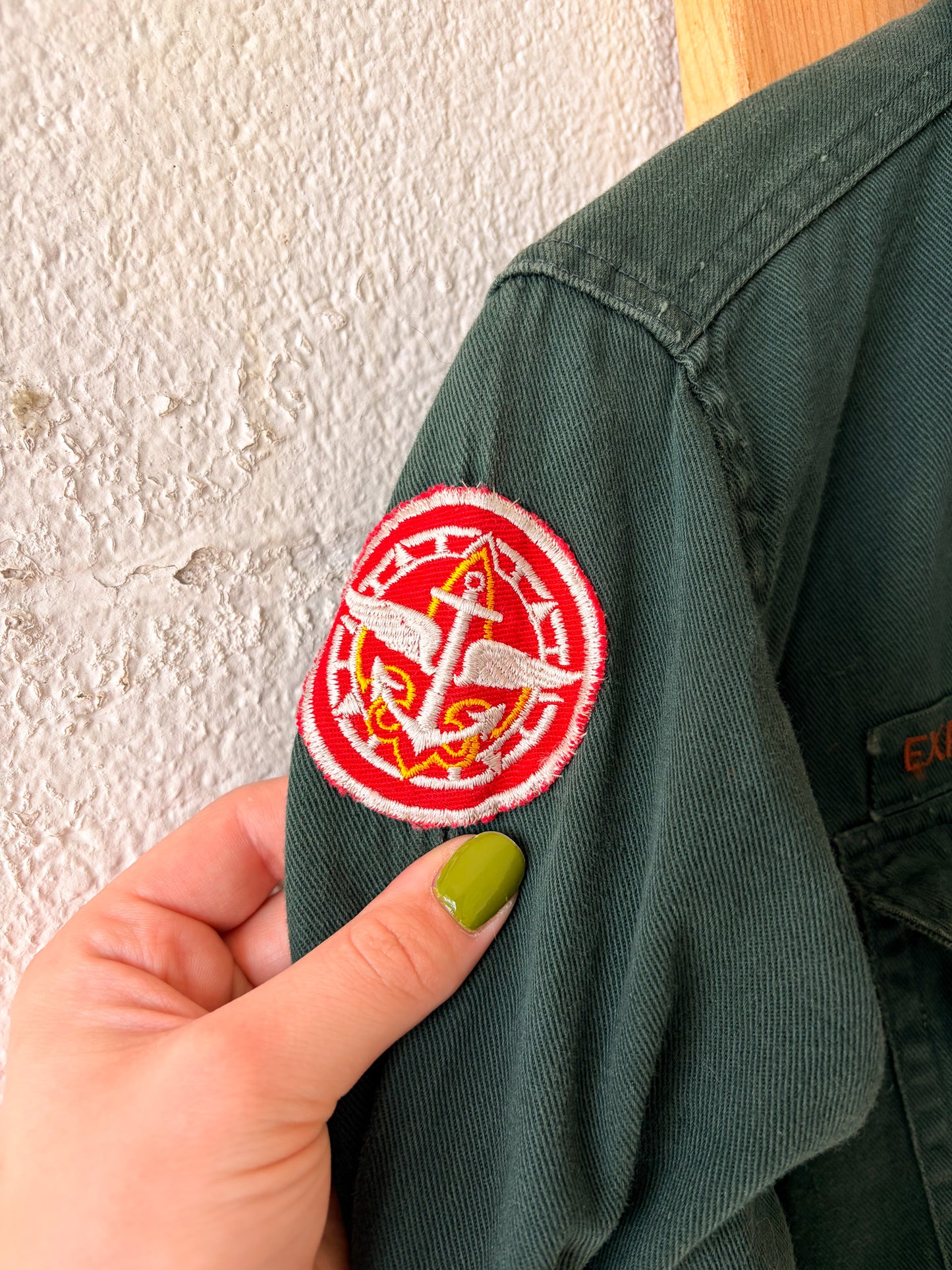 Vtg Boy Scout Explorer Shirt : S/M