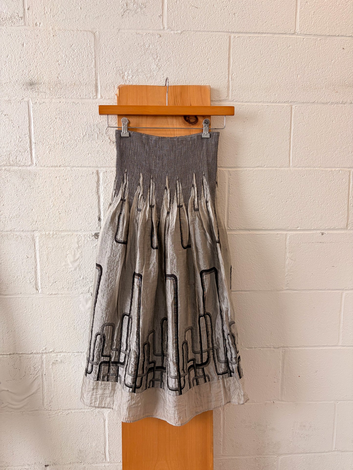 Lapis Mini Strapless Dress / Skirt : OS