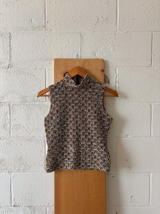 Textured Mock Neck : S/M