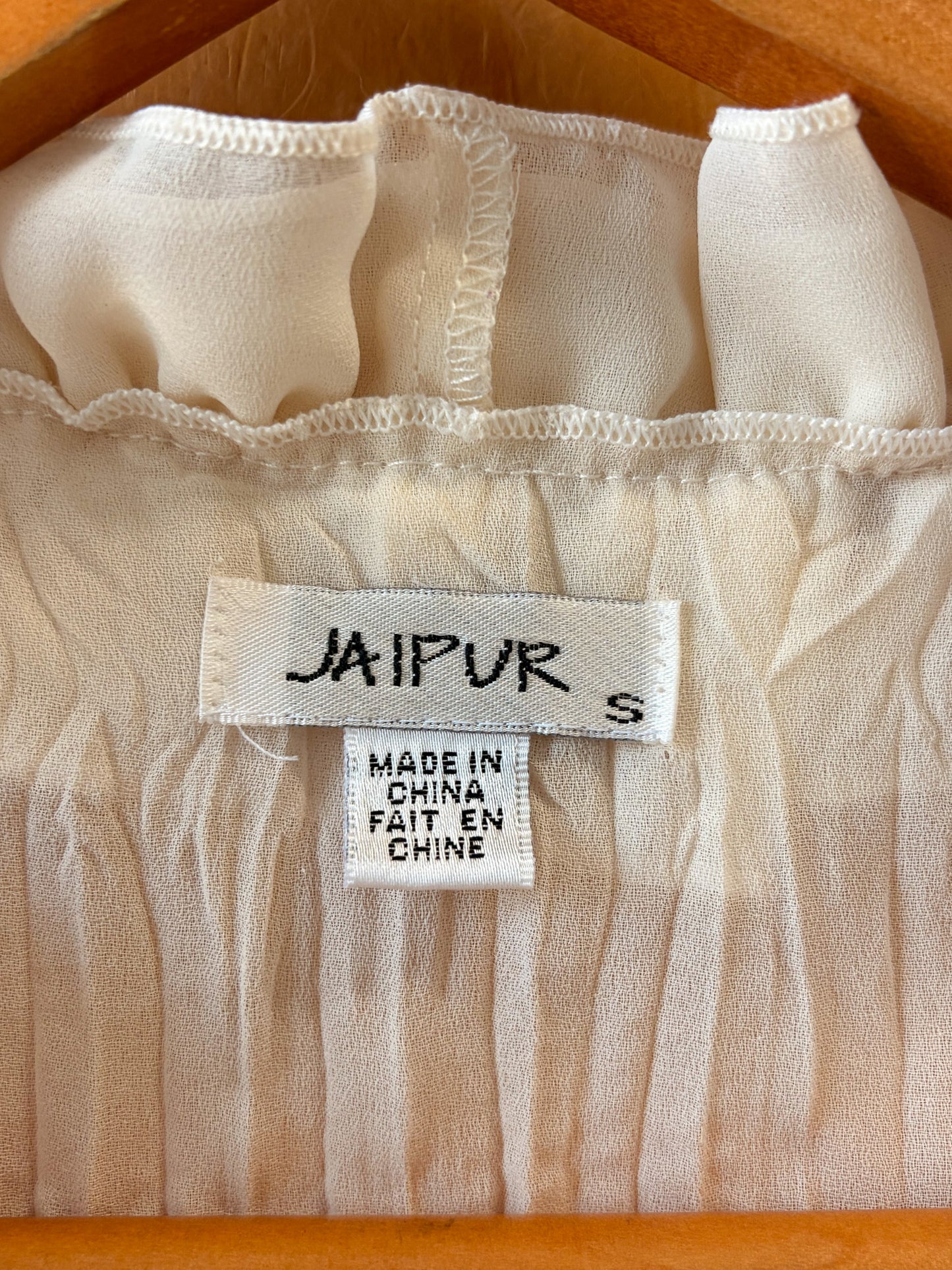 Sheer Ruffled Tank : S