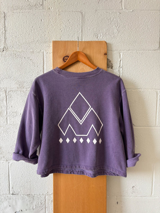 Pinnacle Tennis Cropped Crewneck : S