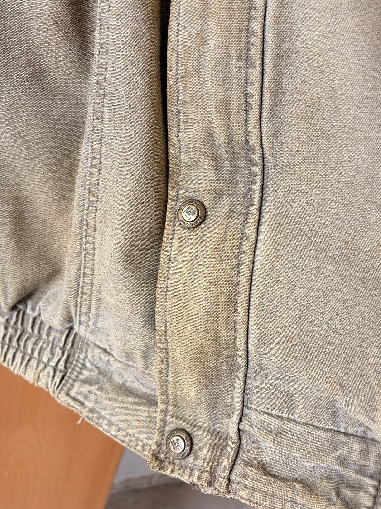 Vtg Faded Columbia Fleece Lined Canvas Coat : L (Local Pick Up Only)