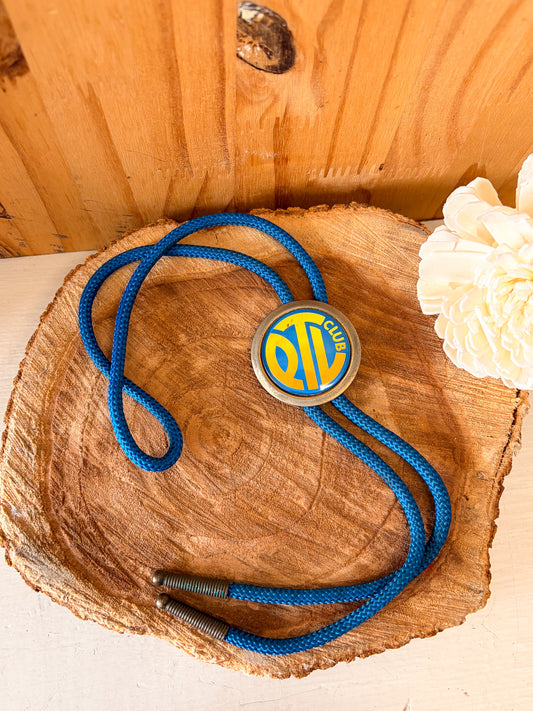 Vtg Blue Boy Scouts Bolo Tie