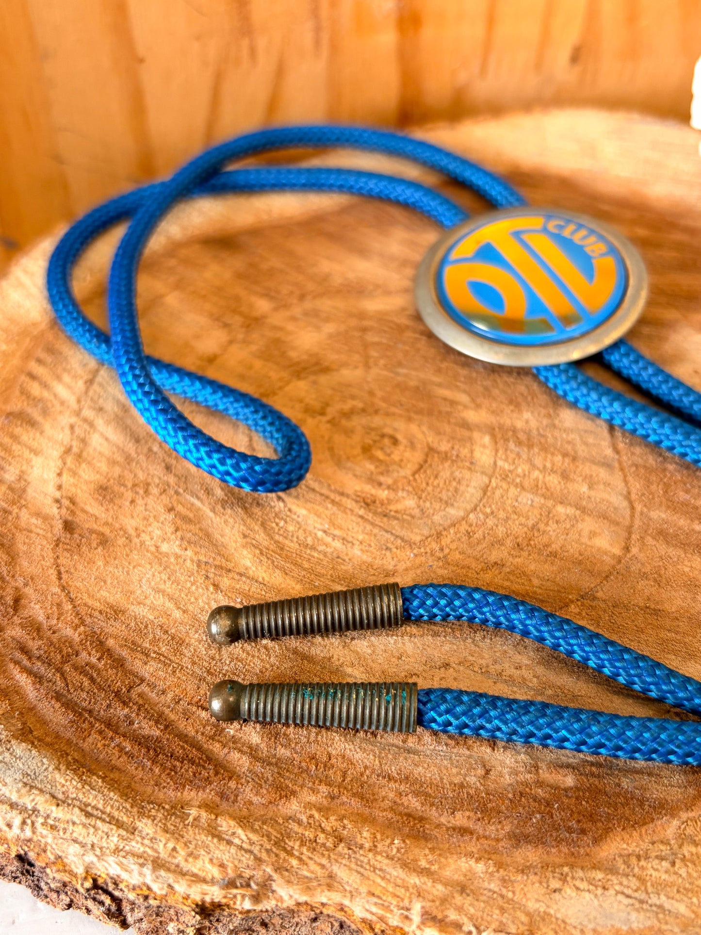 Vtg Blue Boy Scouts Bolo Tie