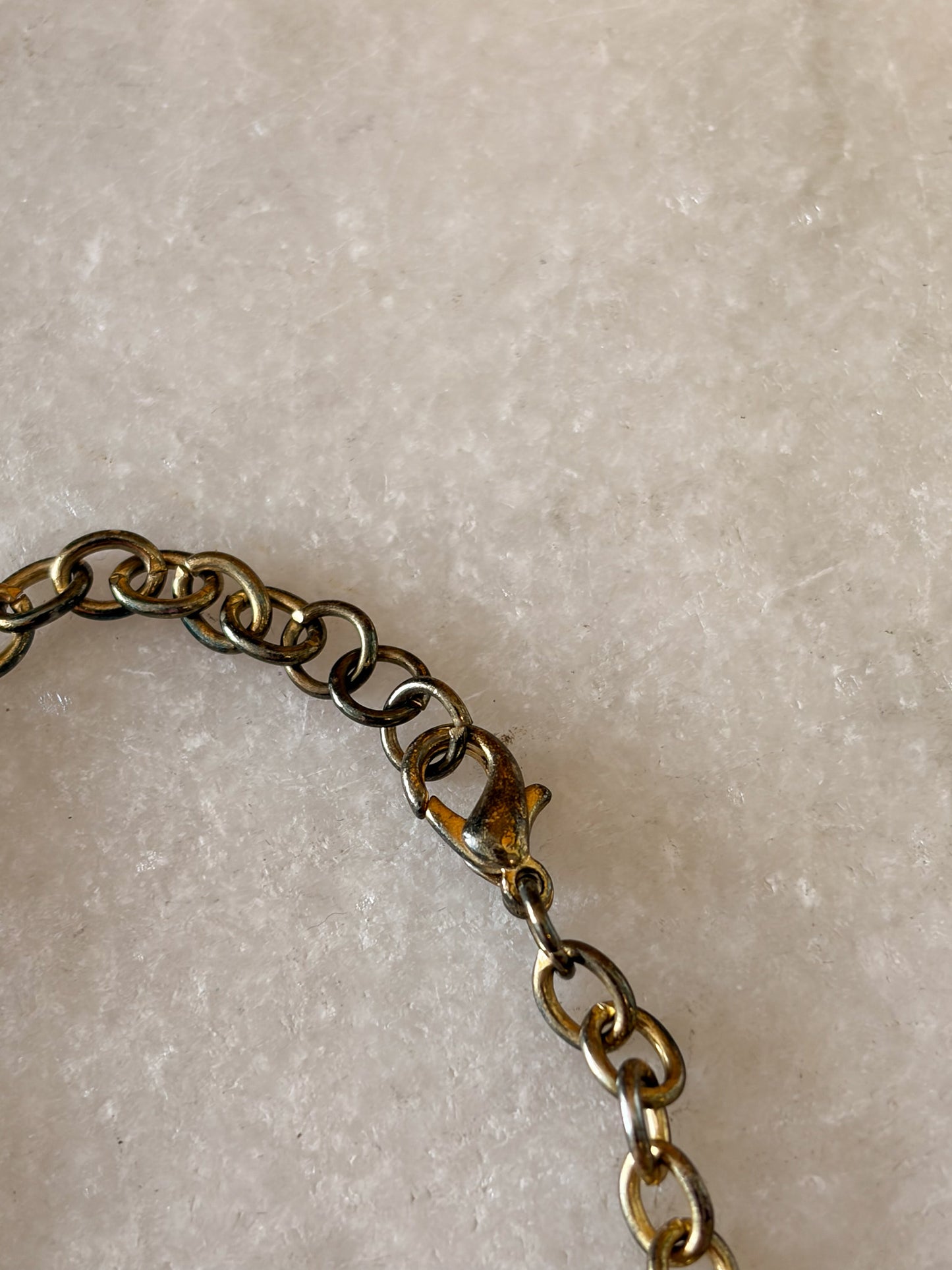 Gold Tone Charm Bracelet