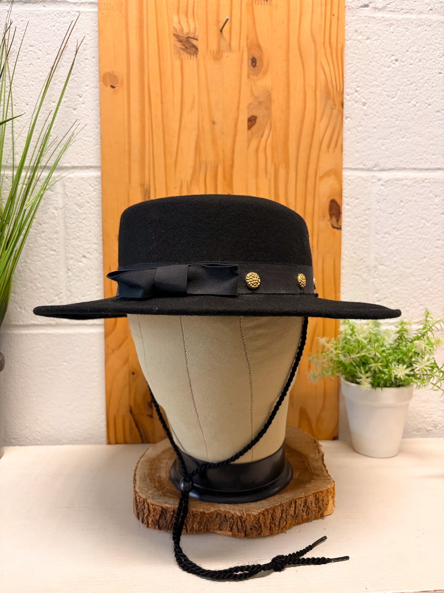 Vtg Bollman Studded Felt Hat (Local Pick Up Only)