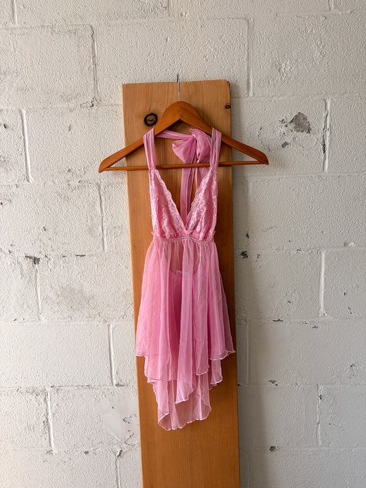 Pink Babydoll Slip : S-L