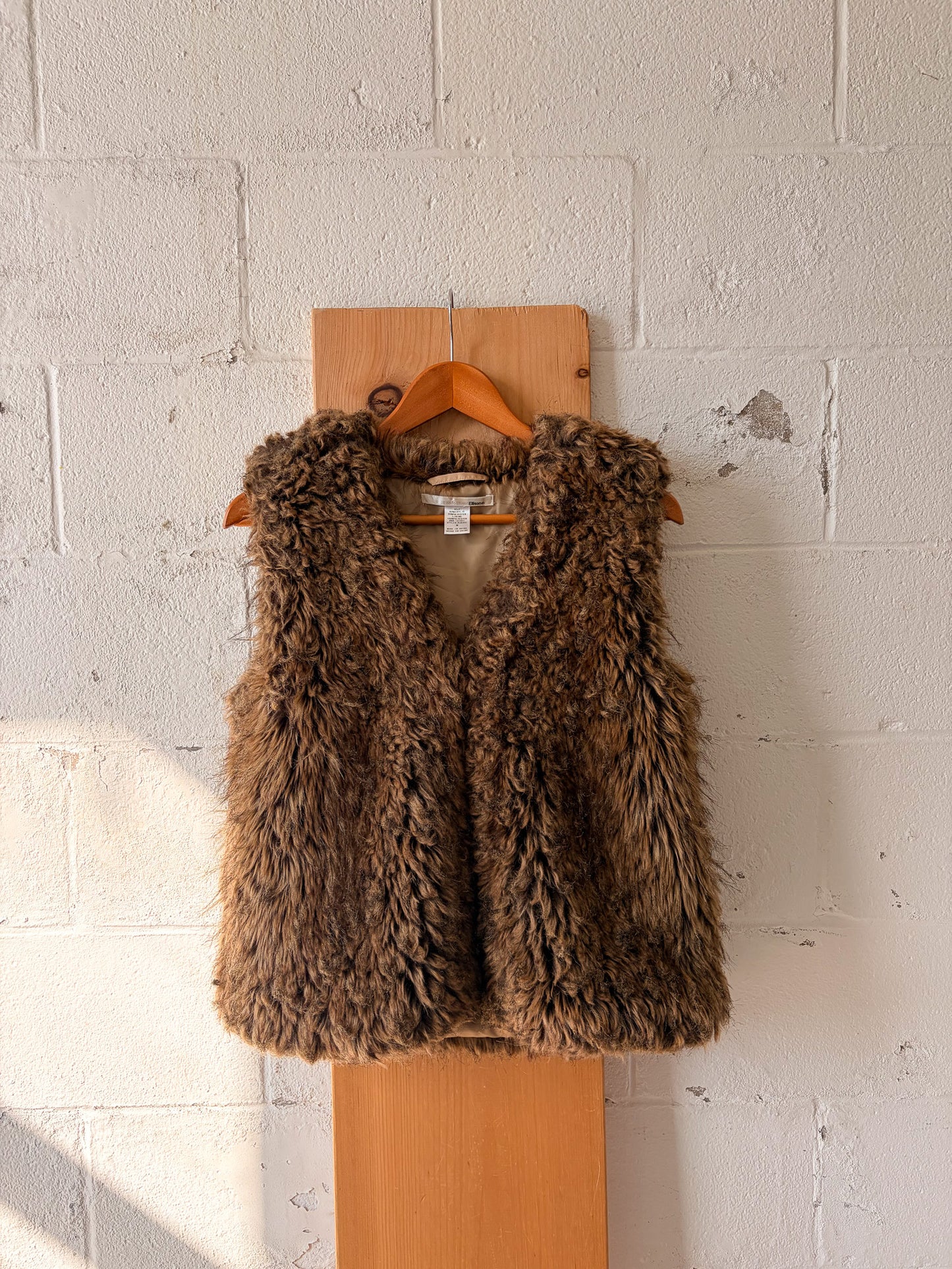 Faux Fur Vest : M