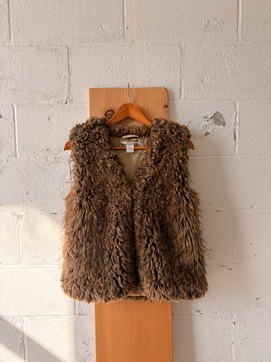 Faux Fur Vest : M