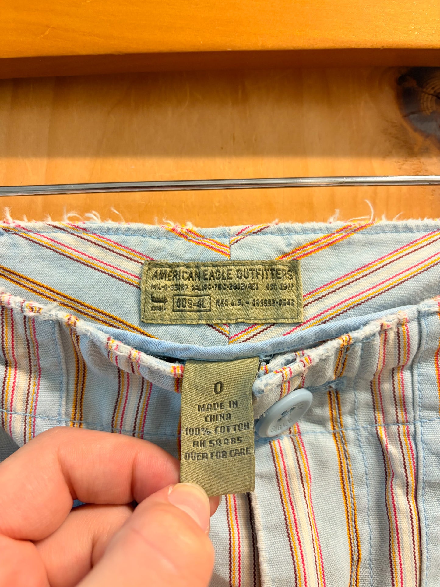 Striped American Eagle Capris : 0