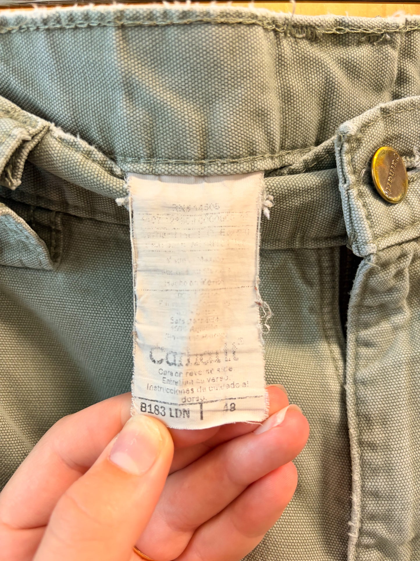 Green Carhartt Cargo Shorts : 48