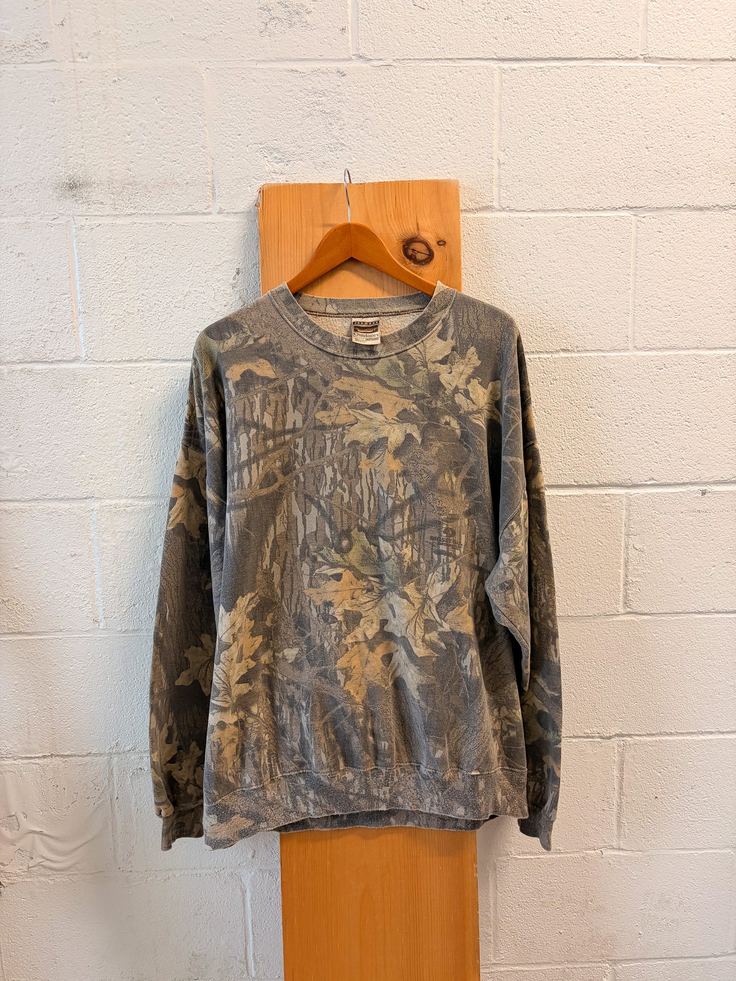 Vtg Camo Crewneck : 2X