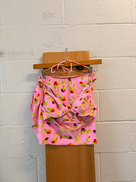 '01 Pink Floral Victoria's Secret Bikini Set : M