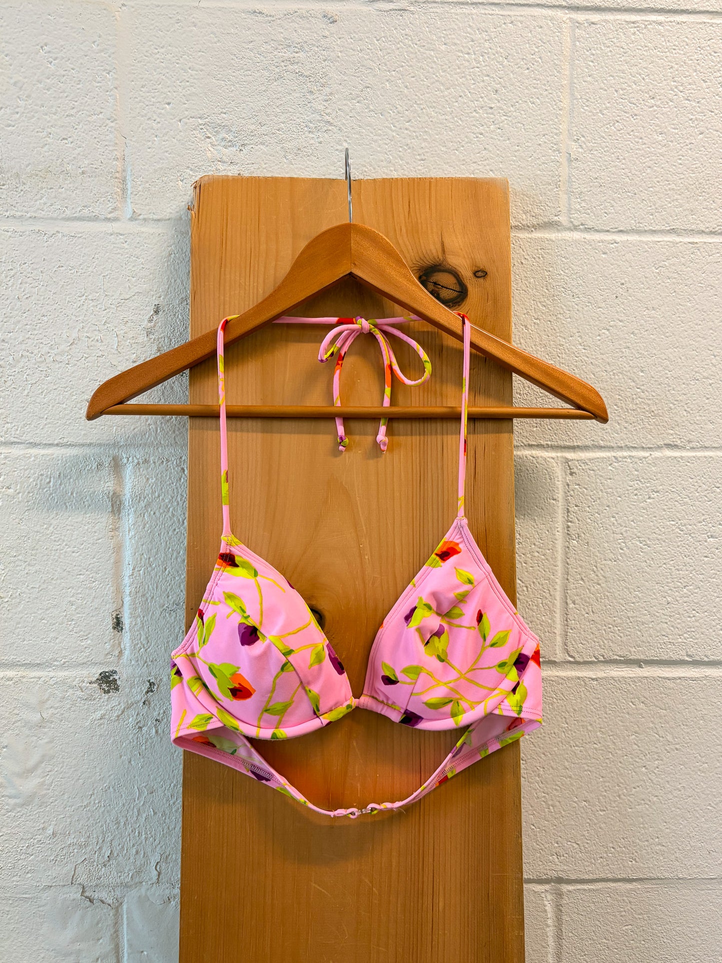 '01 Pink Floral Victoria's Secret Bikini Set : M