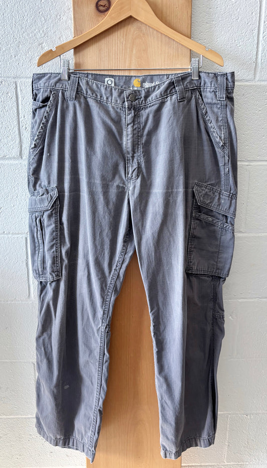 Gray Carhartt Cargo Pants : 40” W