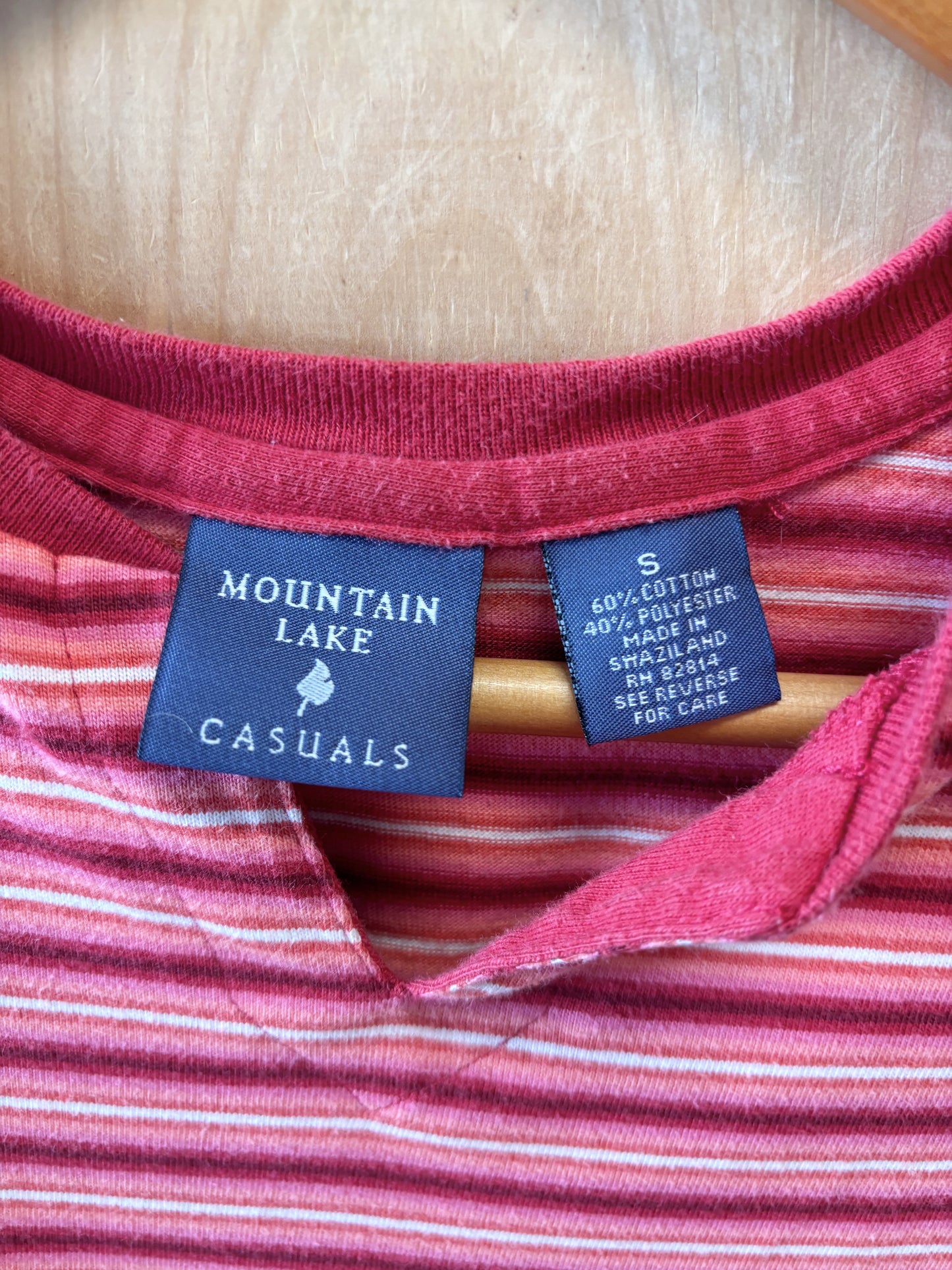 Vtg Red Striped Tank : S